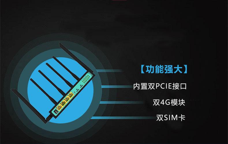 全网通高速网络双卡插卡4g路由器 流量叠加聚合路由器批发